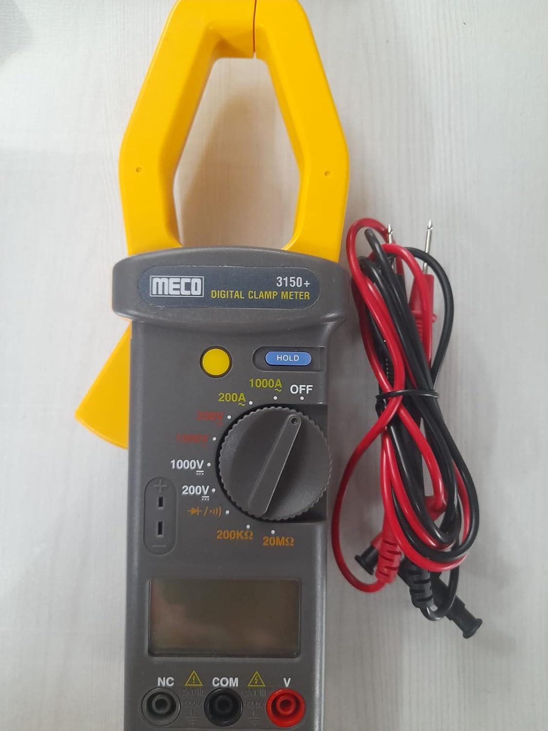 Meco 3150+ Manual Ranging 3½ Digit Data hold APO Digital Clamp Meter Digital Multimeter