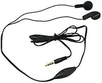 3.5mm Stereo Handsfree Headset with On/Off Button and with Mic(Black)