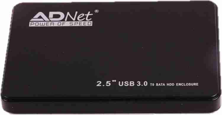 USB 3.0 (AD 994) SATA HDD/SSD Enclosure 2.5 inch (6.3cm) ,High-Speed Data Transfer External Hard Drive Case for Laptop, Desktop, and Mac