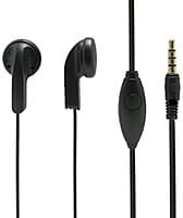 3.5mm Stereo Handsfree Headset with On/Off Button and with Mic(Black)