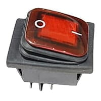 Waterproof Rocker Switch 4Pins 16A 250V Push Button Switches with LED