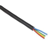 Telephone Modem Line Cable RJ11 4 Core (Compatible with Landline Phone, Line Cable, Black ) - 6m