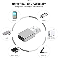 USB to Type-C OTG Charger Connector – Compatible with iPhone, MacBook, iPad, Galaxy Note, Google Pixel