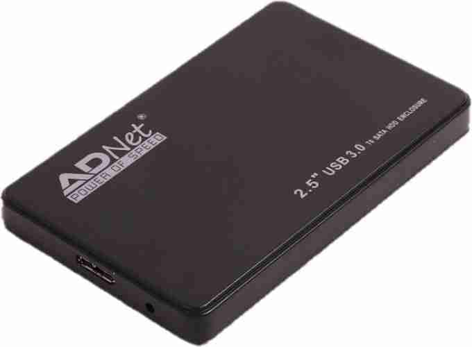 USB 3.0 (AD 994) SATA HDD/SSD Enclosure 2.5 inch (6.3cm) ,High-Speed Data Transfer External Hard Drive Case for Laptop, Desktop, and Mac