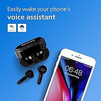 Philips Audio TWS TAT3225 True Wireless Earbuds | 24 Hr Playtime, IPX4, Bluetooth 5.2, Voice Assistant - Black