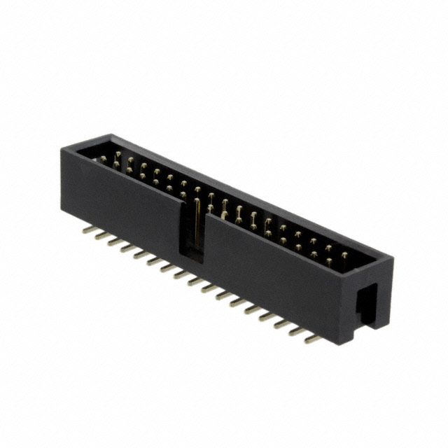 SMD IDC Shrouded Male Box Header – PCB Mount Connector for Secure Signal Transmission