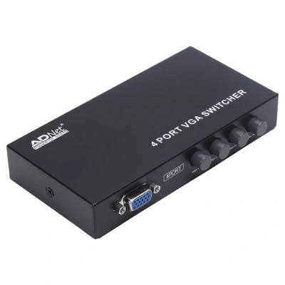 AD-VS-441 4 Port VGA Switch for PC, TV & Monitor – 1920x1440 Resolution