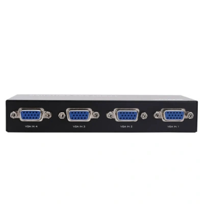 AD-VS-441 4 Port VGA Switch for PC, TV & Monitor – 1920x1440 Resolution