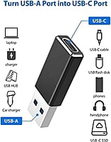 USB to Type-C OTG Charger Connector – Compatible with iPhone, MacBook, iPad, Galaxy Note, Google Pixel