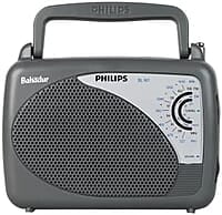 Philips Radio DL167/94 – MW/SW/FM Bands, Operates on 2xR20 (UM1) Batteries or Optional External 3V DC Power