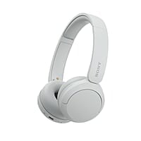 Sony WH-CH520, Wireless On-Ear Bluetooth Headphones with Mic, Upto 50 Hours Playtime, DSEE Upscale, Multipoint Connectivity/Dual Pairing - White