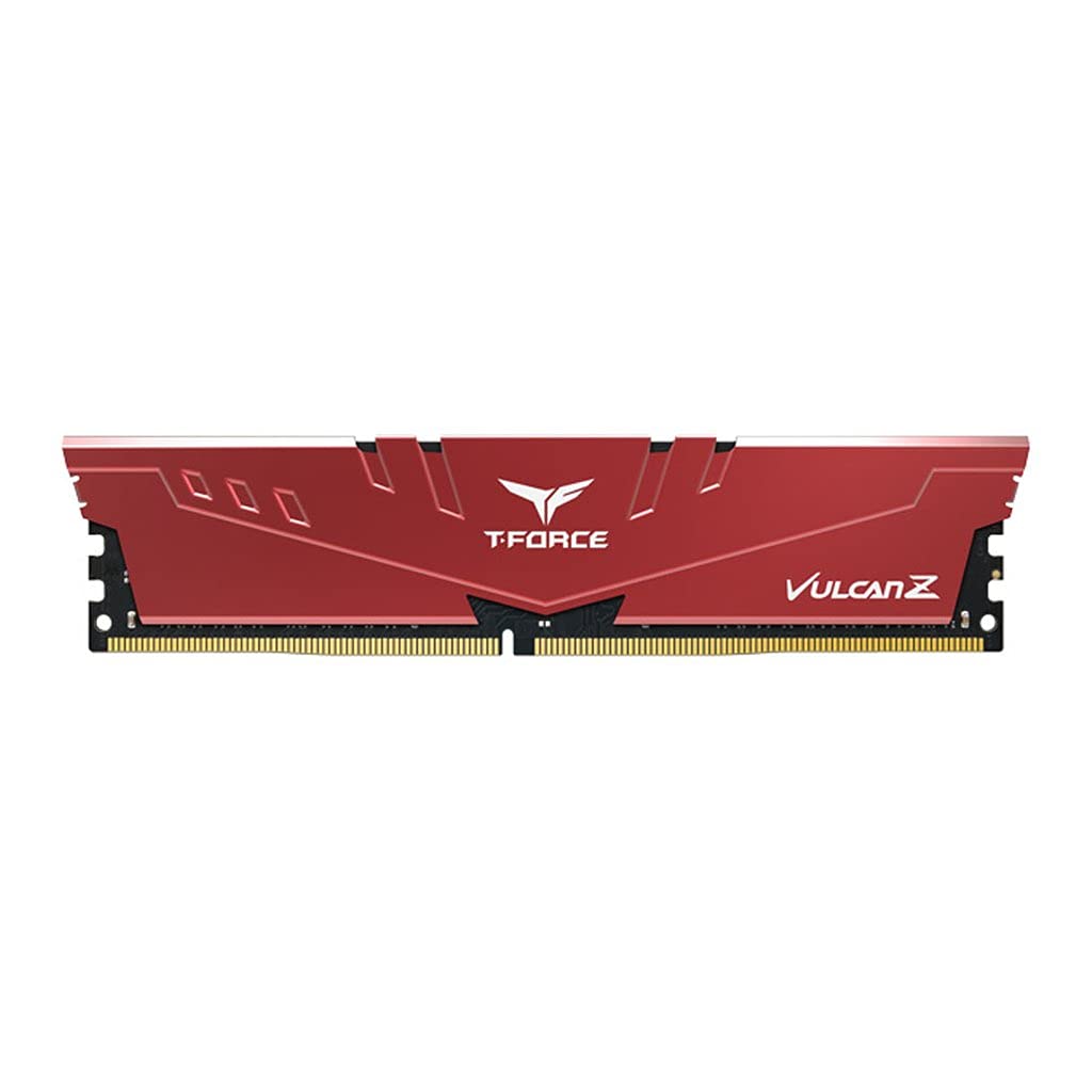 TeamGroup T-Force Vulcan Z DDR4 UDIMM Desktop Gaming Memory, Metal Heatsink, Supports XMP 2.0, Compatible with Intel/AMD CPU, High Performance, Low Latency RAM Module