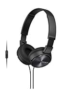 Sony MDR-ZX310AP Wired On Ear Headphones With Mic – renewed