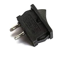 Mini Rocker Switch Button - 1A 2 Terminal On/Off Electrical Switch