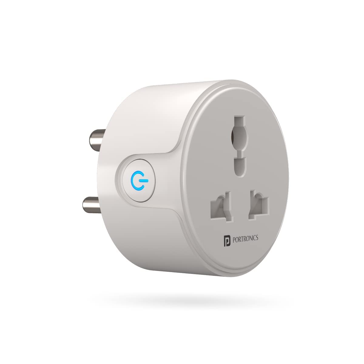 Portronics Splug 10 Wifi 10A Smart Plug Suitable for TVs, Fan, Light, Music System Compatible with Alexa and Google Assistant