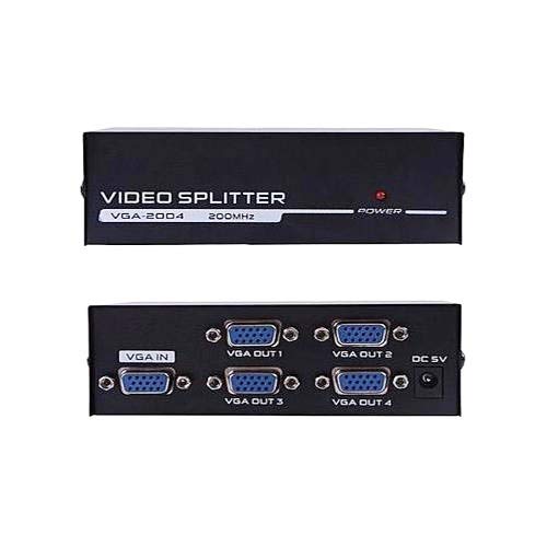 2 Port VGA Splitter 1X2, 1 Input 2 Output VGA Switcher 1 PC to 2 Monitors,Video Distributor Converter (VGA Splitter 1 in 2 Out)