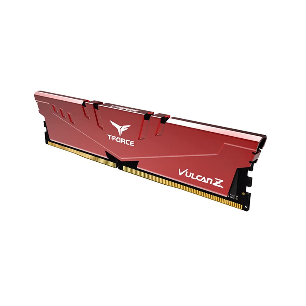 TeamGroup T-Force Vulcan Z DDR4 UDIMM Desktop Gaming Memory, Metal Heatsink, Supports XMP 2.0, Compatible with Intel/AMD CPU, High Performance, Low Latency RAM Module