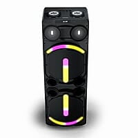 "Philips TAX5708 Bluetooth Party Speaker – 400W Max Output, Dynamic Bass Boost, Karaoke, Guitar/Mic Support, Multipoint Connectivity, Party Lights, Handle with Wheels"