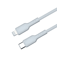 Champion Type-C to iPhone PD 27W Data Sync & Charging Cable PVC for all Apple & Lightning Port Devices (White) - 1 Meter