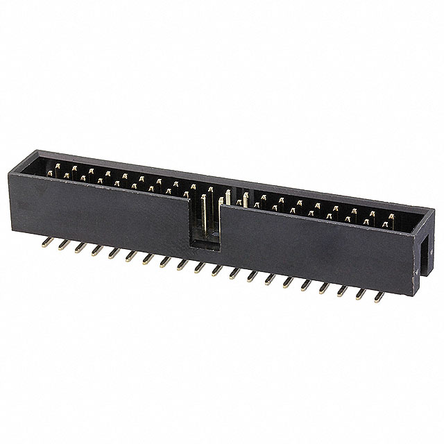 SMD IDC Shrouded Male Box Header – PCB Mount Connector for Secure Signal Transmission