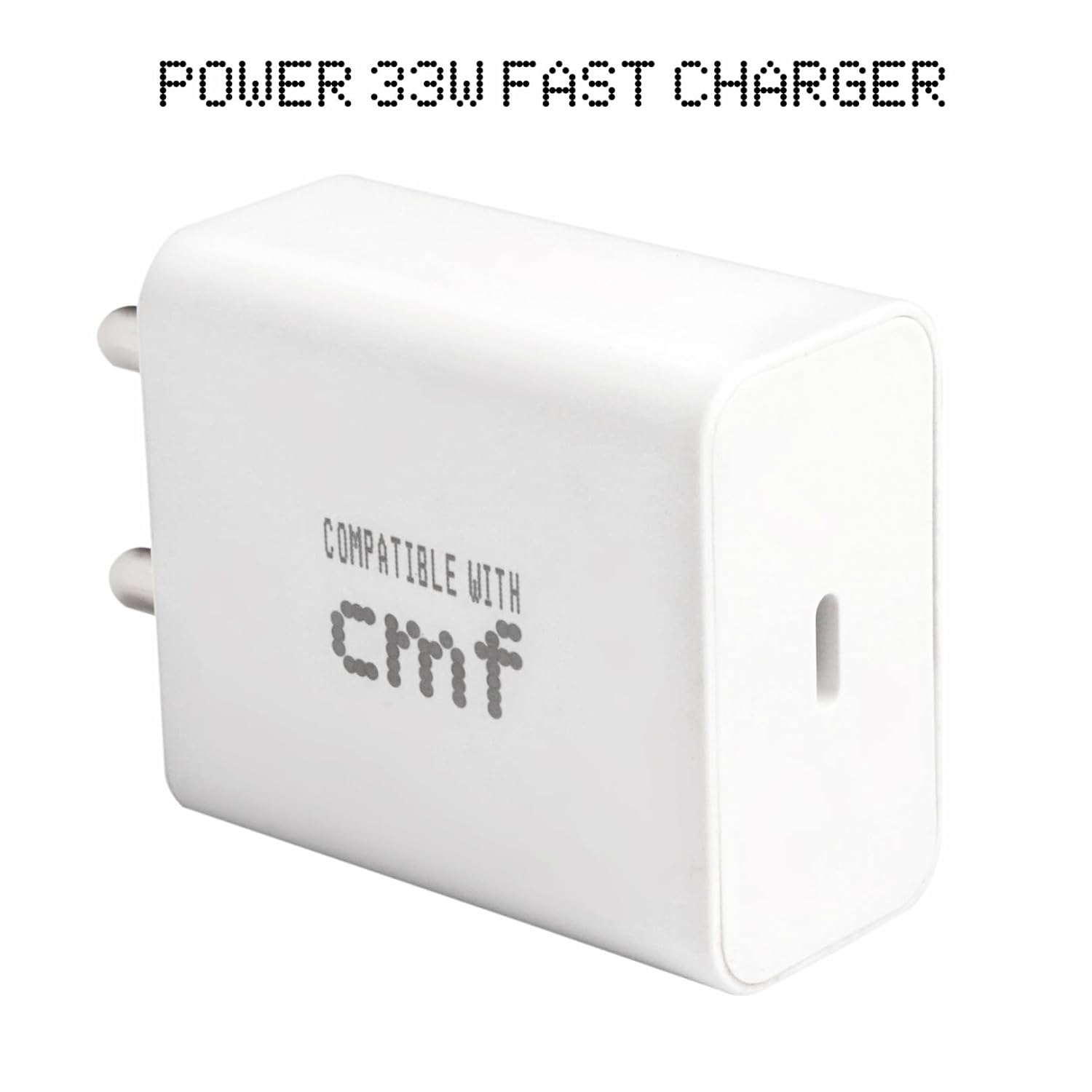 CMF 33W Type-C Fast Charger Adapter , Compatible with Nothing Phone 1, Phone 2A, Phone 2