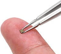 3D Straight Head Titanium Alloy Tweezers - Ultraprecise Curved Head for iPhone Motherboard Repair