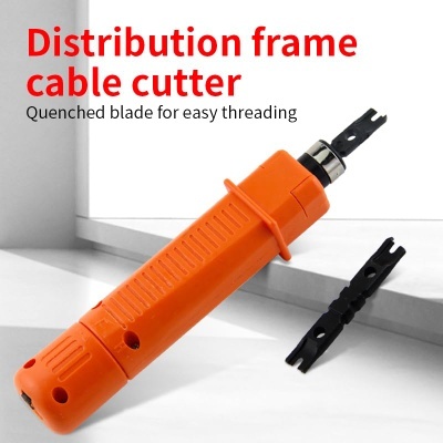 Punch Down Tool (HT-314B ) With 110 Modules , Multifunctional Wire stripper Cutter Tool ,Ethernet Punching Tool For CAT5E/6E Network Cables