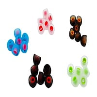 Soft Silicone Rubber Earbuds Eartips (Pack OF 10)