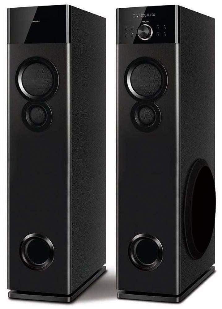 Philips 2.0 Channel 120W Bluetooth Tower Speaker (SPA9120B/94) – Black