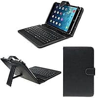 Champion 7 Inch Tablet Case Micro USB Port Synthetic Leather Carry Cover for Samsung Tablet