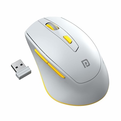 Portronics Toad 32 Wireless Mouse with 6 Buttons, 2.4 GHz Connectivity, 10m Working Range, Ergonomic Design, Adjustable Optical DPI, Auto Power Saving, for Laptop & PC