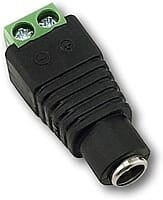 DC Power Jack Female Connector with 2 pin Screw Terminal – 5.5 x 2.1 mm  For, CCTV Camera