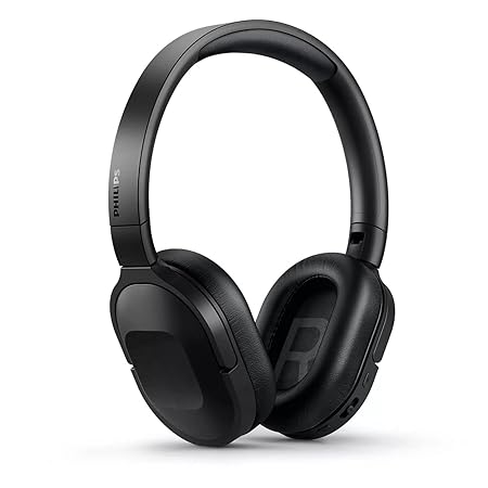 Philips Audio TAH6506BK/00 Slim & Lightweight Bluetooth Wireless Over Ear Headphones with Active Noise Cancellation