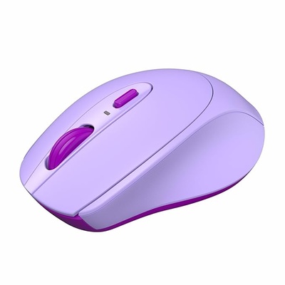 Portronics Toad 31 Wireless Mouse with 2.4 GHz Connectivity, USB Receiver, 10m Working Distance, Ergonomic Design, Auto Power Saving, Adjustable DPI for Laptop & PC (Purple)