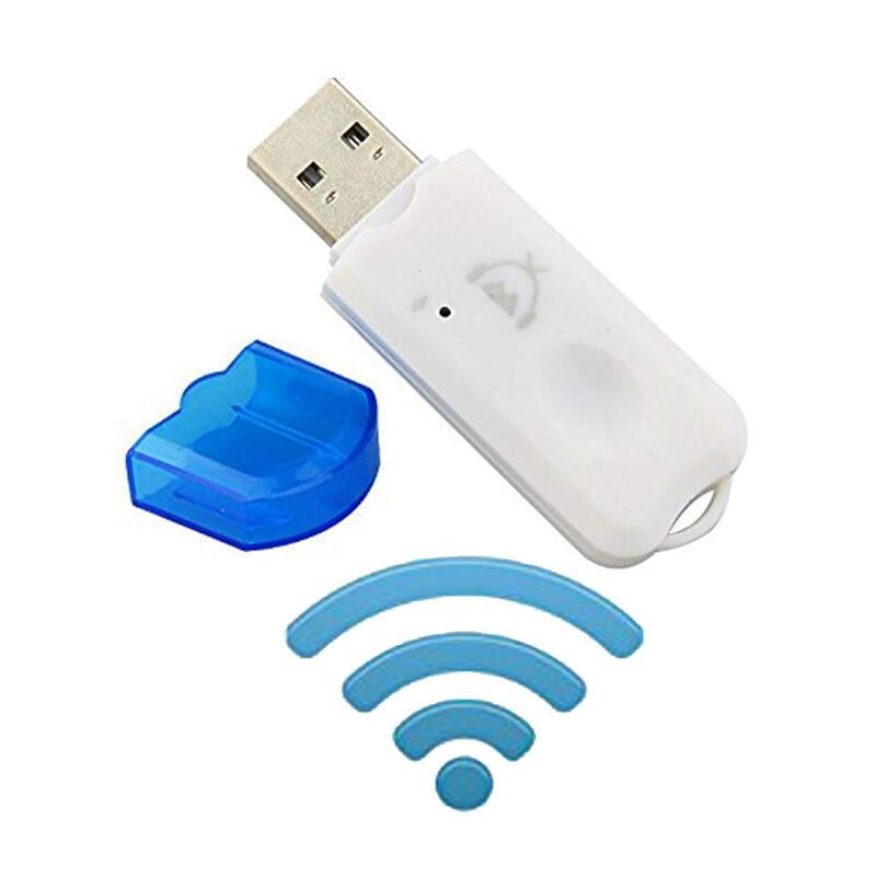 USB Bluetooth Dongle Car Bluetooth 4.0 USB Music Audio Receiver Wireless Bluetooth Audio Music Car Wireless Hands-Free Dongle Kit for Speaker, USB Bluetooth Audio Receiver