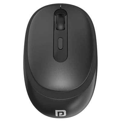 Portronics Toad 27 Wireless Mouse, Silent Buttons, 2.4 GHz with USB Nano Dongle for PC/Mac/Laptop, Auto Power Saving Mode, Adjustable DPI Button(Black)