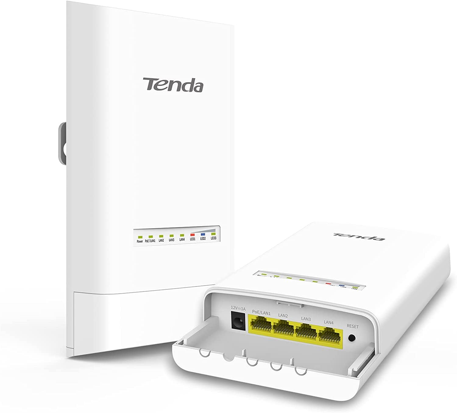 Tenda OS3 5GHz 11AC 867Mbps Long Range Smart Manage Outdoor CPE, 12dBi, 5km (White)