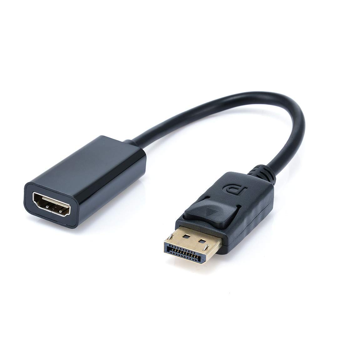 DisplayPort (DP) To HDMI Female Adapter 1080 @ 60Hz Converter for PC/Laptop/Projector/HDTV