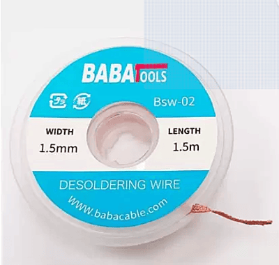 Desoldering  Wire 1.5mmx1.5M (150cm) i1-1515 Simple (Round Tip)