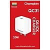 Champion Quick Charger 20W Combo offer (Pack Of 2)