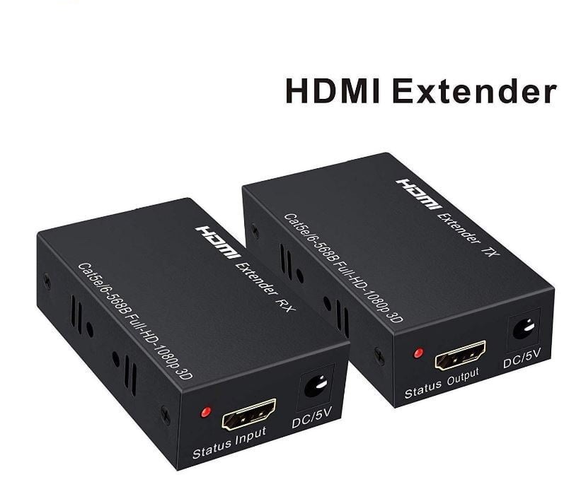 HDMI Extender HDMI to RJ45 Network Cable Extender Converter 1080p up to 60m Extender for HDTV PS4 STB 4K 2K