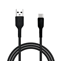 Champion USB to Type-C 3Amp Data Sync & Charging Cable PVC for all Android & USB Type-C Devices (White)