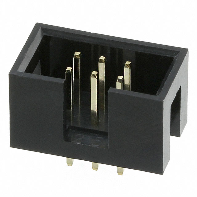 PCB Mounted Dual Row Straight Male Shrouded Box Header – Ideal for IDC Connector and PCB Applications