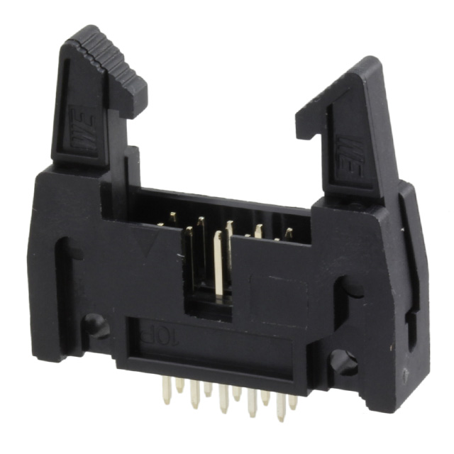 FRC Male Header Straight PCB Mount With Lock – 2.54mm Pitch