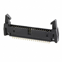 FRC Male Header Straight PCB Mount With Lock – 2.54mm Pitch