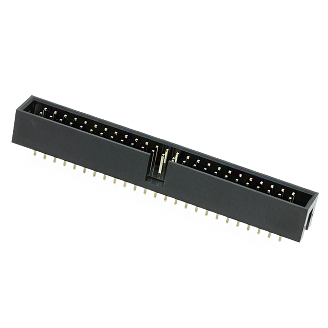 PCB Mounted Dual Row Straight Male Shrouded Box Header – Ideal for IDC Connector and PCB Applications