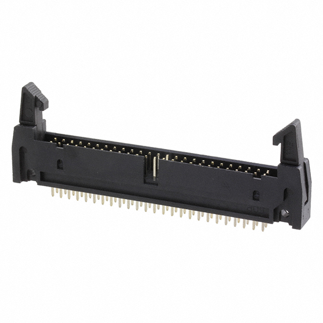 FRC Male Header Straight PCB Mount With Lock – 2.54mm Pitch