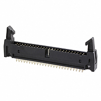 FRC Male Header Straight PCB Mount With Lock – 2.54mm Pitch