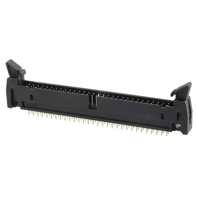 FRC Male Header Straight PCB Mount With Lock – 2.54mm Pitch