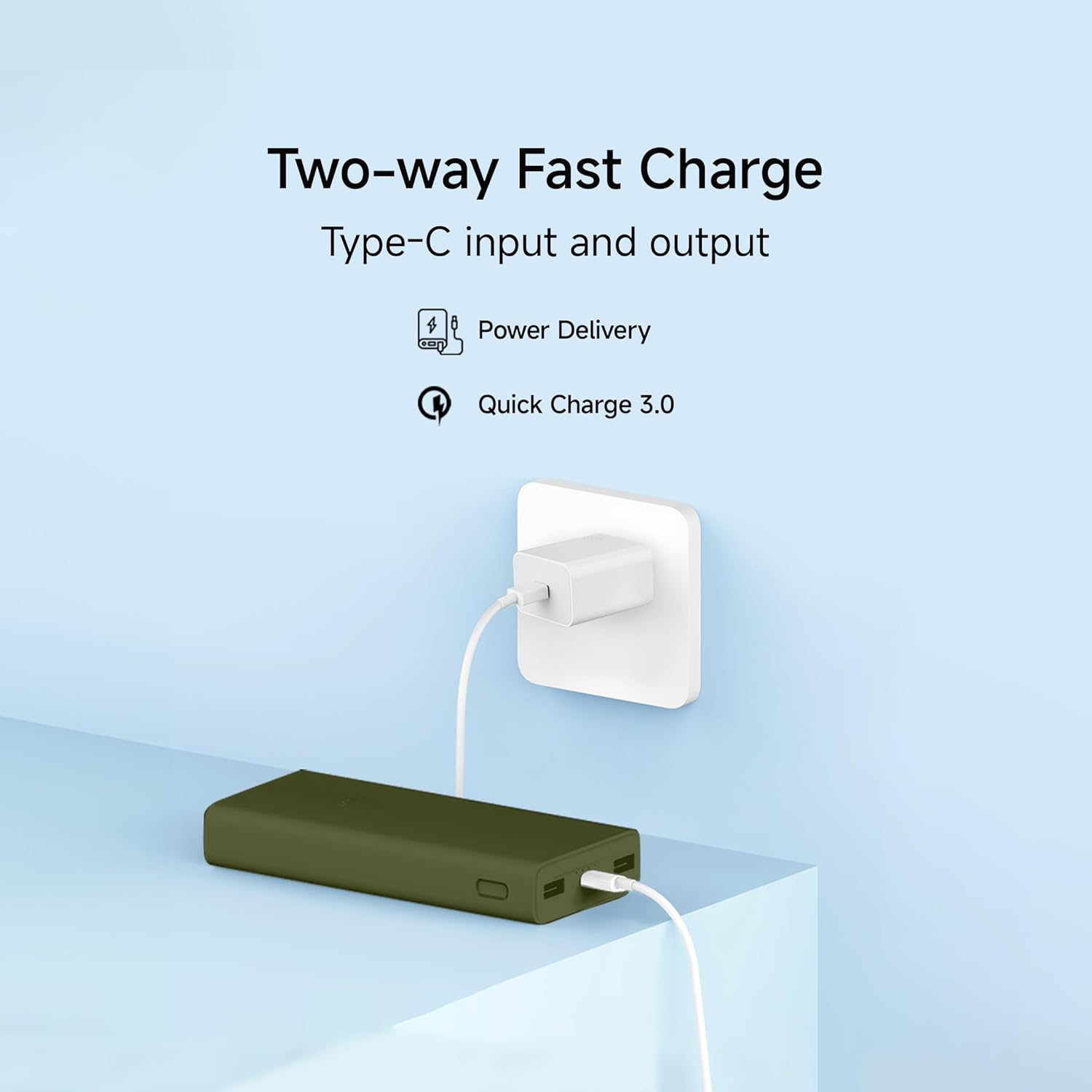 Xiaomi Power Bank 4i 20000mAh 33W Super Fast Charging PD | Power Delivery | QC 3.0|Type C Input & Output |Triple Output Ports|Supports Android,Apple, Tablets, Earbuds, Watches